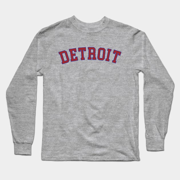 Detroit Long Sleeve T-Shirt by nefuku